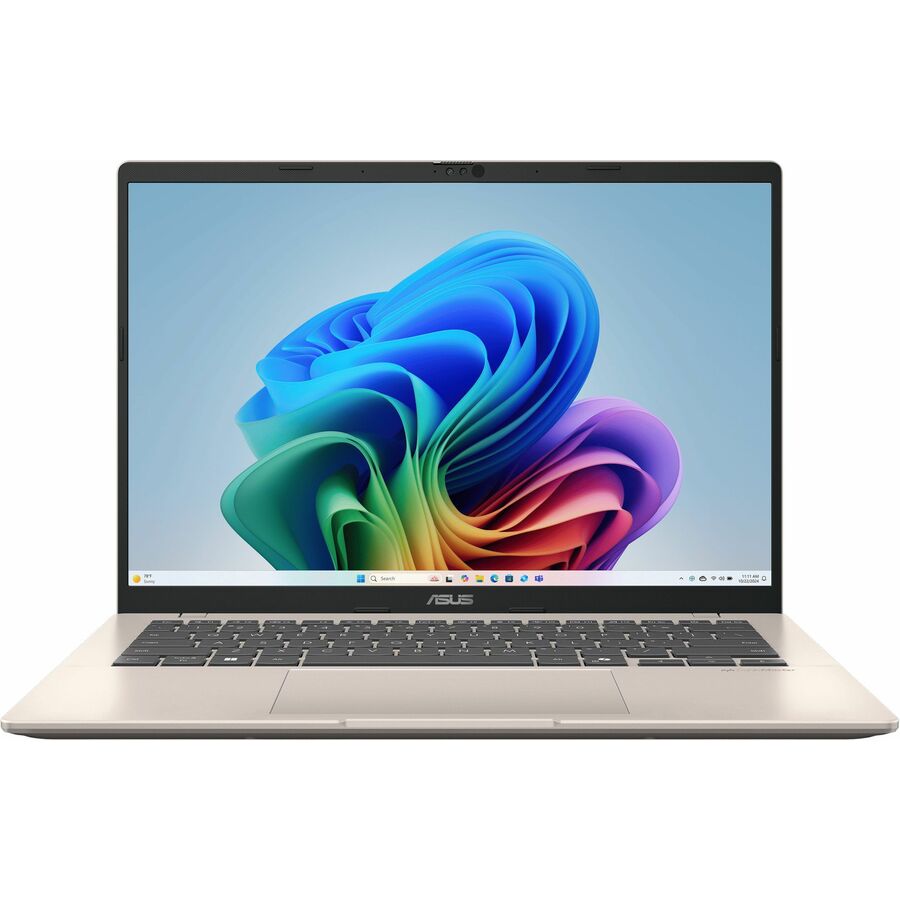 Asus VivoBook 14 M1407 M1407KA-PS74 14" Copilot+ PC Notebook - WUXGA - 60 Hz - AMD Ryzen AI 7 350 - 16 GB - 512 GB SSD - Platinum Gold