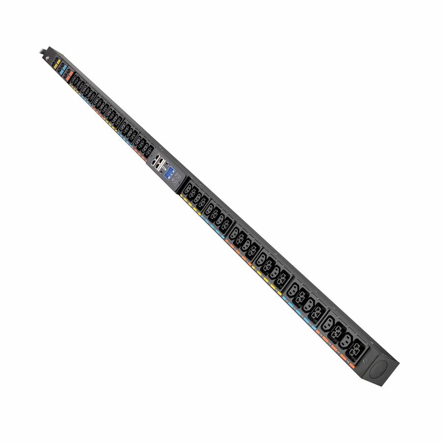 Eaton 3-Phase Managed Rack PDU G4, 240/415V, 48 Outlets, 24A/32A, 17.3kW, 532P6W Input, 10 ft. Cord, 0U Vertical, TAA