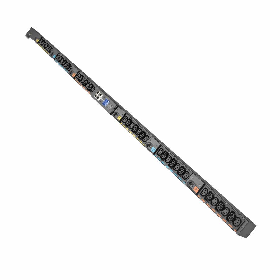 Eaton 3-Phase Managed Rack PDU G4, 240/415V, 42 Outlets, 24A/32A, 17.3kW, 532P6W Input, 10 ft. Cord, 0U Vertical, TAA