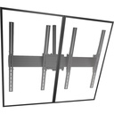Chief Fusion 2x1 Menu Board Ceiling Display Mount - For Displays 40-55" - Black