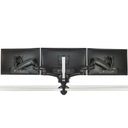 Chief KX Low-Profile Triple Monitor Arm Desk Mount - For 10-32 Inch Monitors - Black