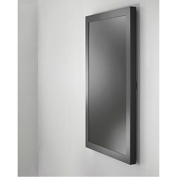 Chief Impact 43 Inch On-Wall Kiosk with Protective Glass - Portrait Orientation - Black