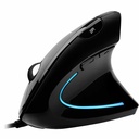 Adesso iMouse Vertical Ergonomic Mouse Black with Blue LED light