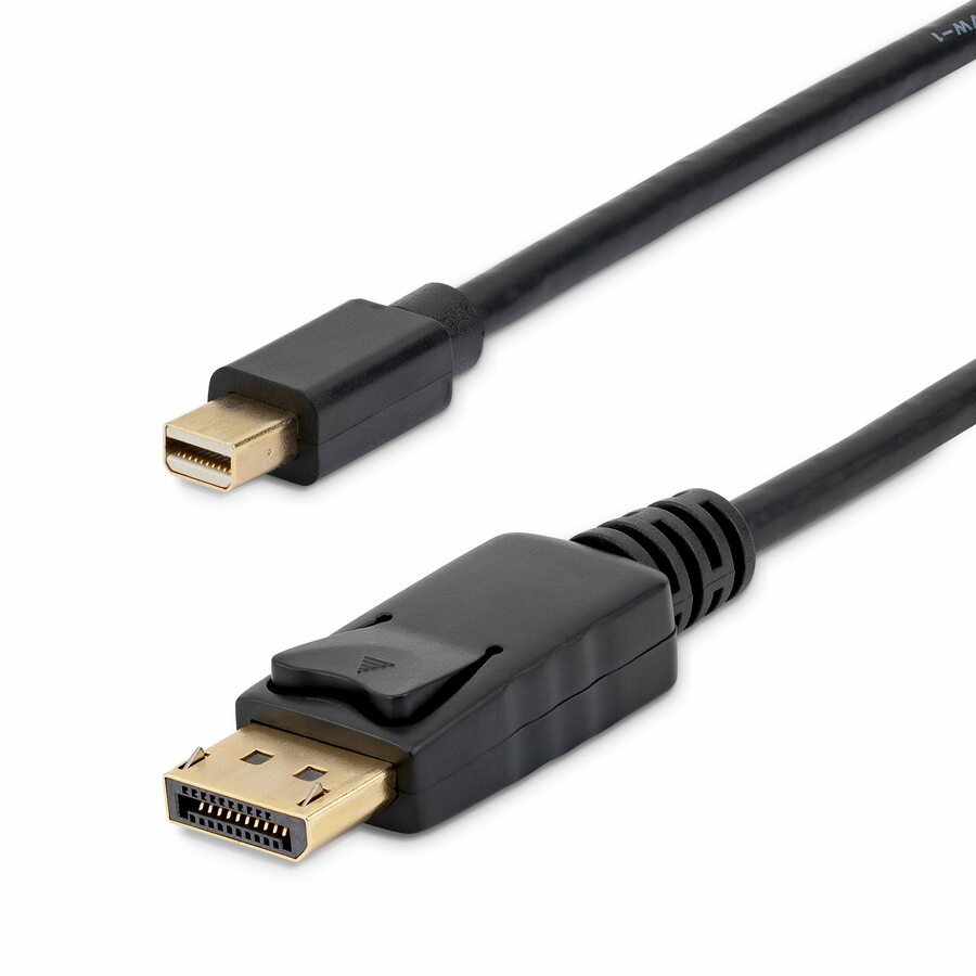 StarTech 3ft (1m) Mini DisplayPort to DisplayPort 1.2 Cable, 4K x 2K mDP to DisplayPort Adapter Cable, Mini DP to DP Cable for Monitor