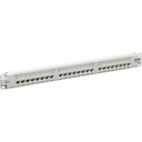 Eaton Tripp Lite Series 24-Port Cat6 Patch Panel - 4PPoE Compliant, 110/Krone, 568A/B, RJ45 Ethernet, 1U Rack-Mount, White, TAA