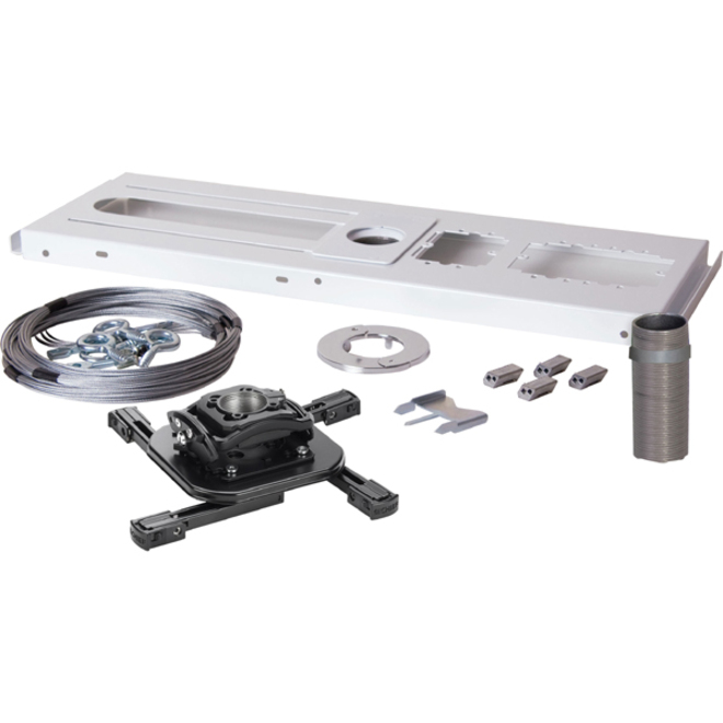 Chief Mini Elite Universal Projector Kit - Includes Projector Mount, Extension Column, and Ceiling Kit - White