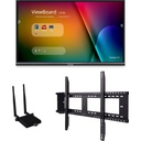 ViewSonic ViewBoard IFP8650-E1 - 4K Interactive Display with WiFi Adapter and Fixed Wall Mount - 350 cd/m2 - 86"