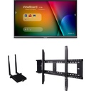 ViewSonic ViewBoard IFP5550-E1 - 4K Interactive Display with WiFi Adapter and Fixed Wall Mount - 350 cd/m2 - 55"