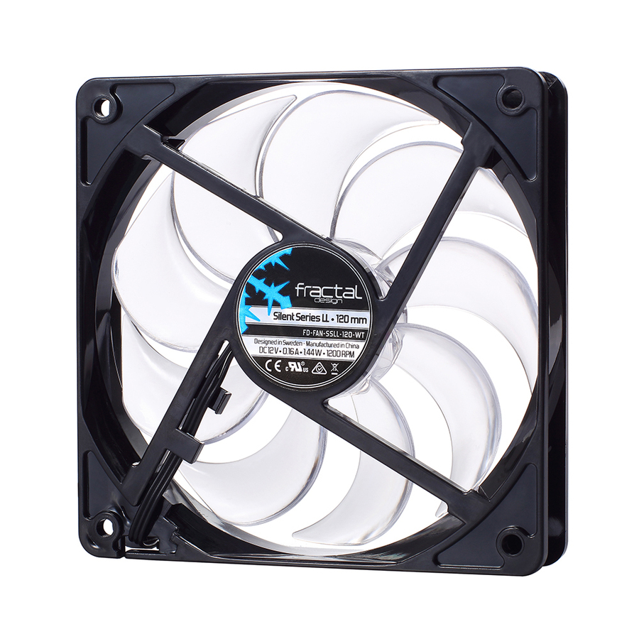 Fractal Design Silent Series LL White 120mm