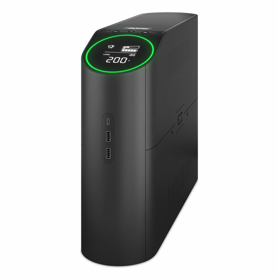 APC Back-UPS Pro for Gaming, 1500VA/900W, Tower, 120V, 10x NEMA 5-15R outlets, RGB Lights, Pure Sine Wave, Midnight (Black)