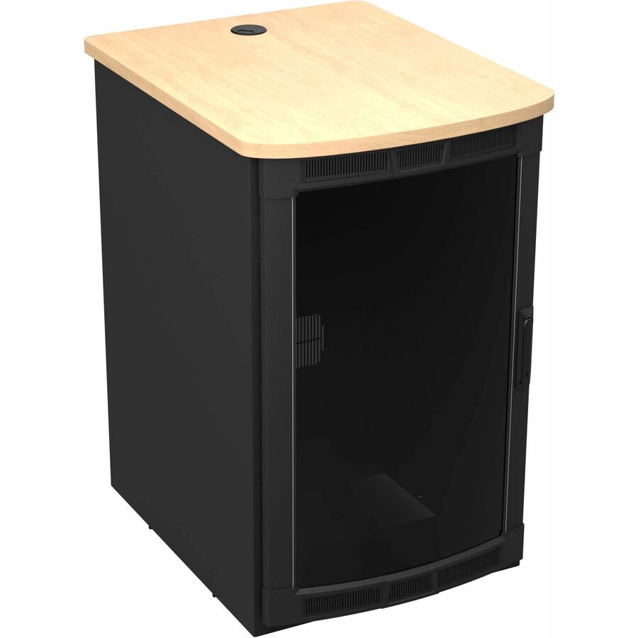 Middle Atlantic BGR-19SA27MDK-E1 Rack Cabinet 19U Freestanding Rack Black, Wood