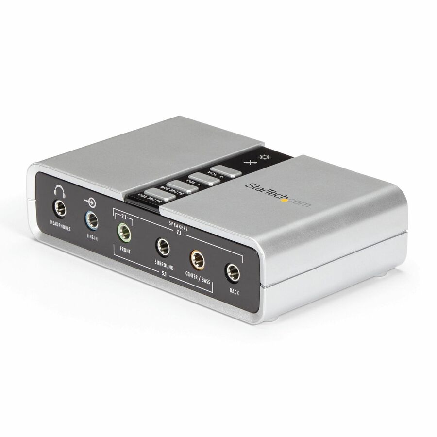 StarTech 7.1 USB Audio Adapter External Sound Card