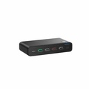 Belkin Universal DisplayPort Secure KVM, 4-Port Dual Head with CAC and USB-C