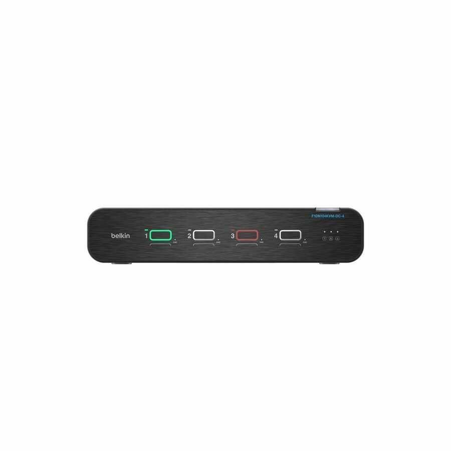 Belkin Universal DisplayPort Secure KVM, 4-Port Single Head with CAC