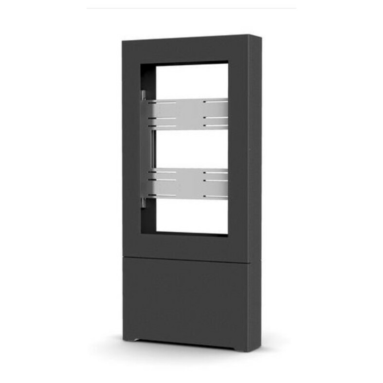 Chief Impact Floor Mounted Kiosk, Portrait 50" Black