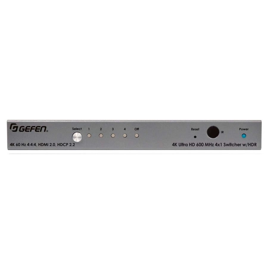 Gefen Ultra HD 600 MHz 4x1 Switcher for HDMI w/ HDR