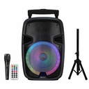IQ Sound IQ-5715DJBT Portable Bluetooth Speaker System - 40 W RMS - Black