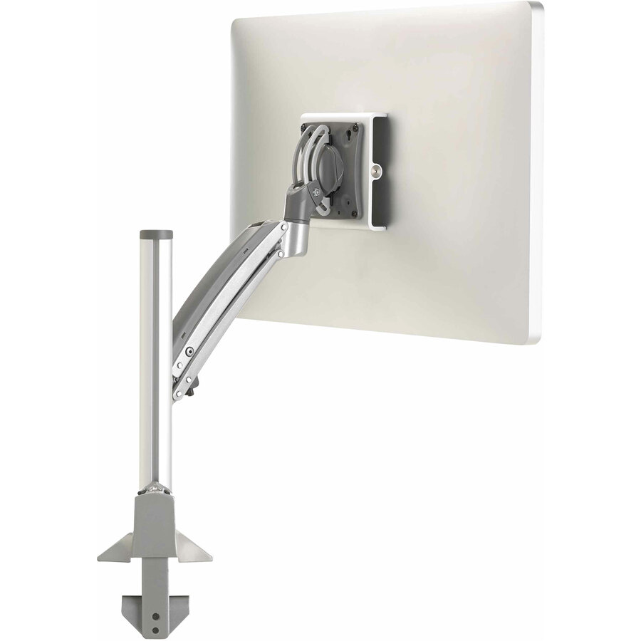 Chief Kontour K1C Dynamic Column Single Monitor Arm Desk Mount - For 10-30 Inch Monitors - Display Desk Mount - Silver
