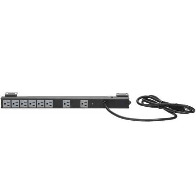 Sanus Component Series 12RU Rack Mounted Power Strip - Black