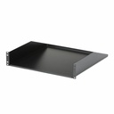 StarTech 2U Server Rack Cabinet Shelf - Fixed 18" Deep Cantilever Rackmount Tray for 19" Data/AV/Network Enclosure - Weight Cap. 125lbs/56kg