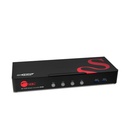 SIIG 4-Port HDMI 4K60Hz HDR Smart Console KVM Switch with USB 3.0 Multi-Media