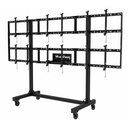 Peerless-AV® SmartMount® Portable Video Wall Cart 2x2 and 3x2 Configuration for 46" to 55" Displays