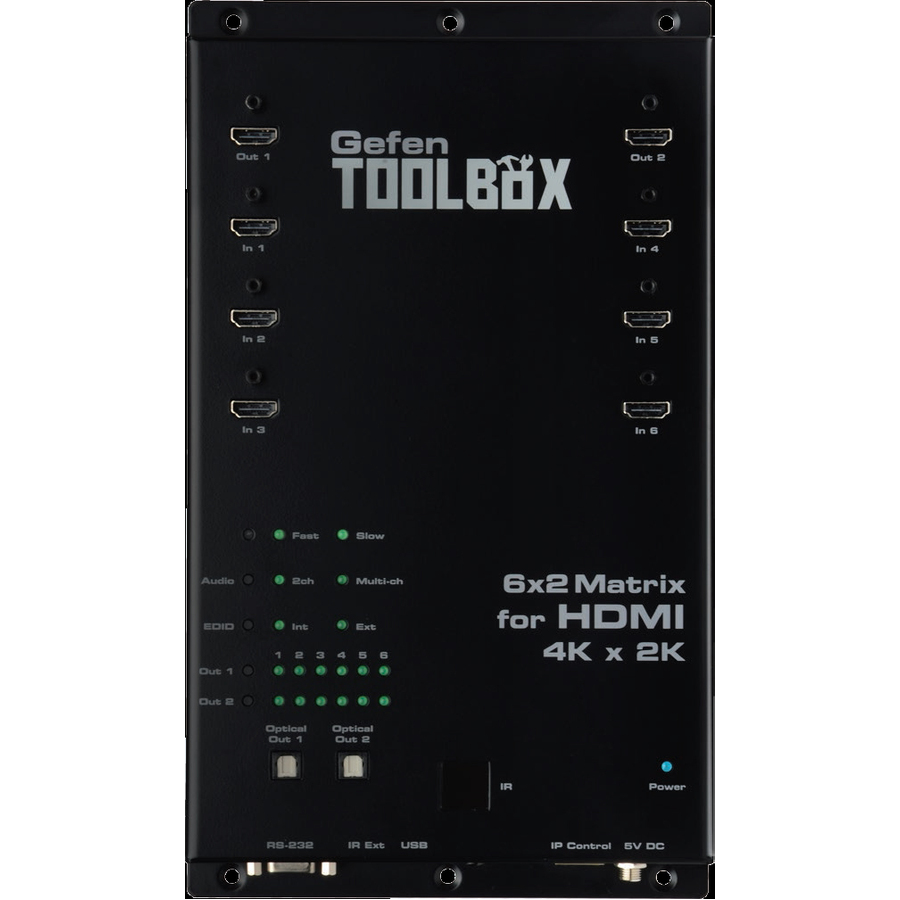 Gefen 6x2 Matrix for HDMI with Ultra HD 4K x 2K Support