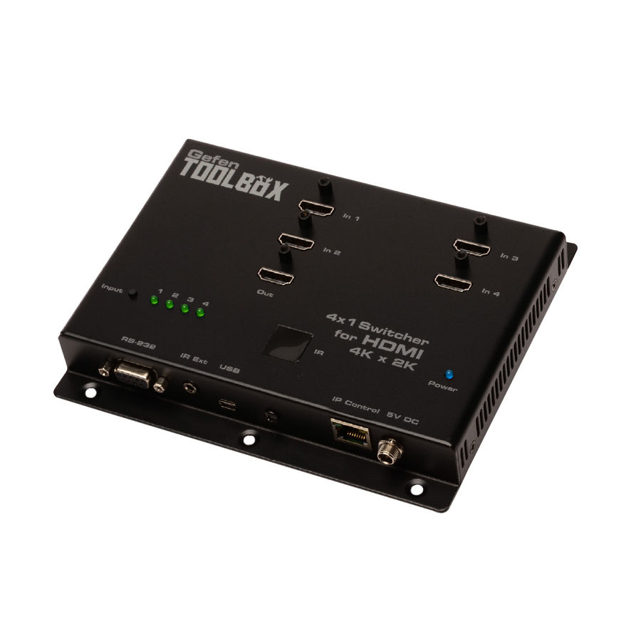 Gefen 4x1 Switcher for HDMI with Ultra HD 4K x 2K Support