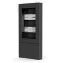 Chief Impact 43 Inch Floor Standing Kiosk - Portrait Orientation - Black