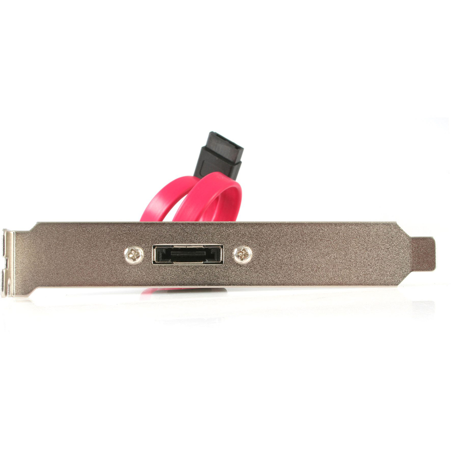 StarTech 1 Port SATA to eSATA Slot Plate Bracket - Serial ATA internal to external panel - 7 pin Serial ATA - 7 pin external Serial ATA - 30 cm