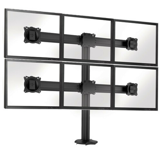 Chief Kontour K3 3x2 Static Array Grommet Monitor Mount - Silver