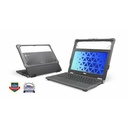 MAXCases Extreme Shell-F3 Slide Chromebook Case for Dell 3100/3110/3120 Chromebook 2:1 Convertible 11.6" (Gray)