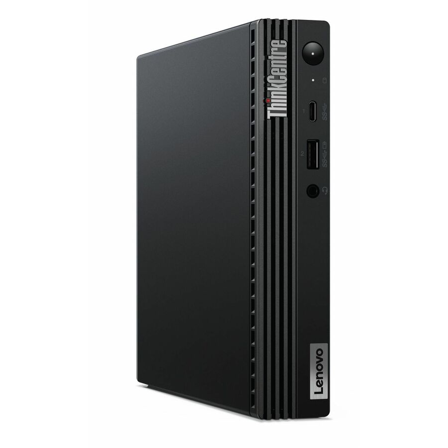 Lenovo ThinkCentre M75q Gen 2 11JN008BUS Desktop Computer - AMD Ryzen 3 PRO 5350GE - 8 GB - 256 GB PCI Express NVMe SSD - Tiny - Black