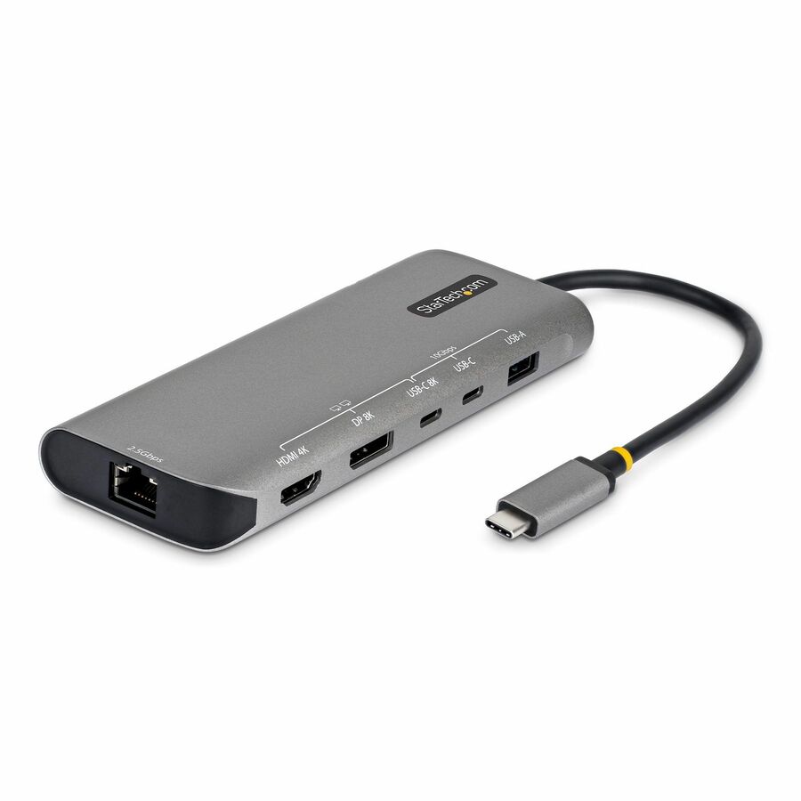StarTech USB4 Multiport Adapter, Driverless Dual-4K for macOS and Windows, 140W Power Delivery Charging, 10Gbps Hub, 2.5GbE