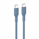 Belkin USB-C to USB-C Cable 60W, 6.6ft/2m, Blue
