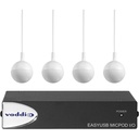 Vaddio EasyUSB MicPOD I/O Interface - With Four CeilingMIC Conference Microphones - White