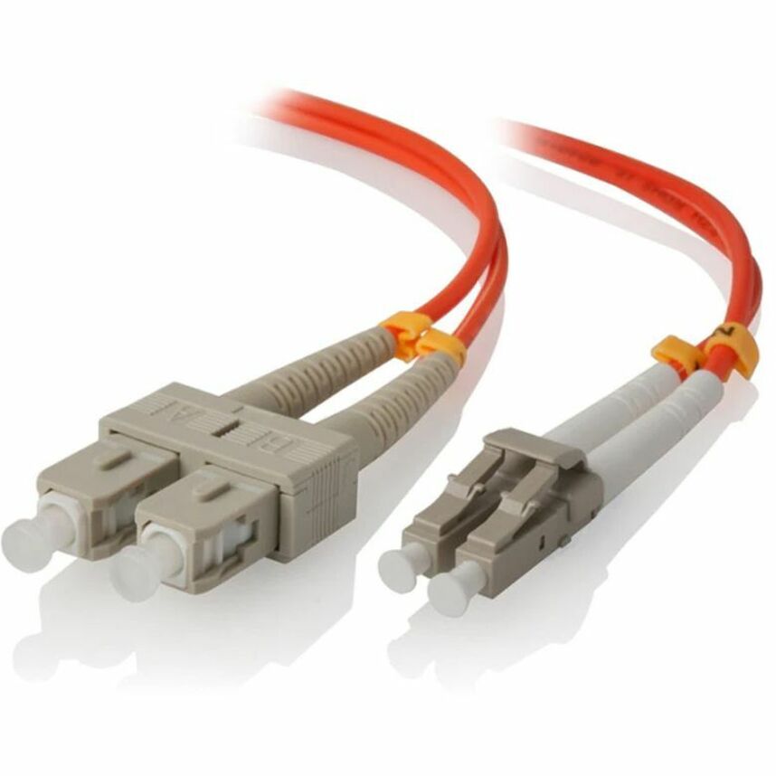 ALOGIC 10m(32.80ft) LC-SC Multi Mode Duplex LSZH Fibre Cable 62.5/125 OM1