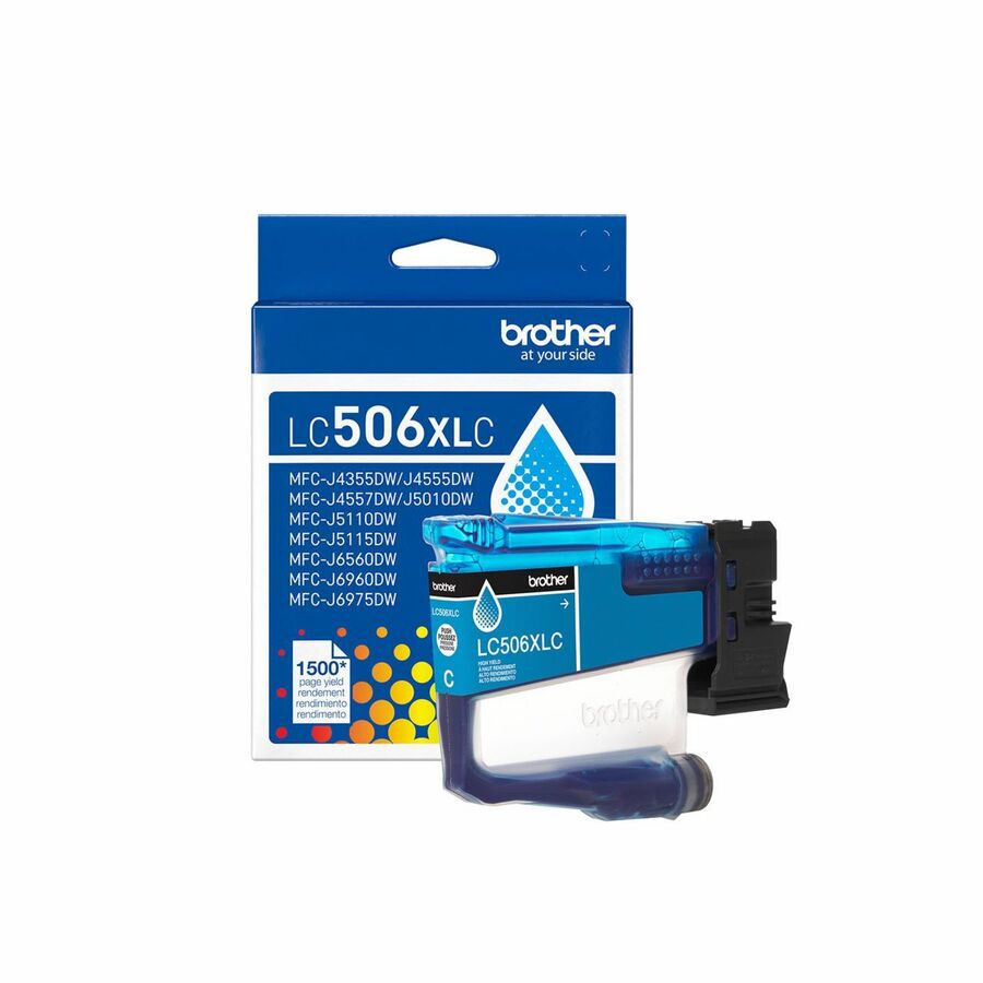Brother Genuine LC506XLC High Yield Cyan Ink Cartridge