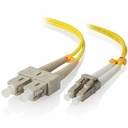 ALOGIC 1m(3.38ft) LC-SC Single Mode Duplex LSZH Fibre Cable 09/125 OS2