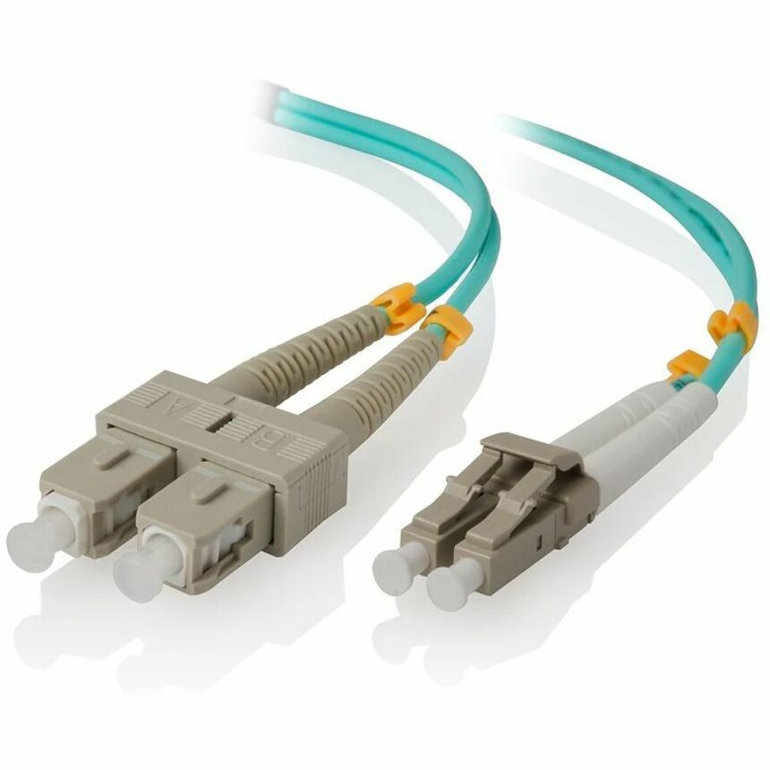 ALOGIC 5m (16.40ft) LC-SC 40G/100G Multi Mode Duplex LSZH Fibre Cable 50/125 OM4