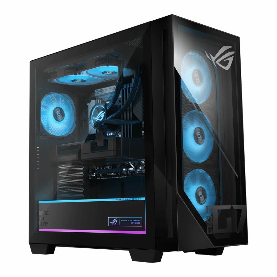 Asus ROG G700 G700TF-DS766Ti Gaming Desktop Computer - Intel Core Ultra 7 265F - 32 GB - 1 TB PCI Express NVMe 4.0 SSD - Black