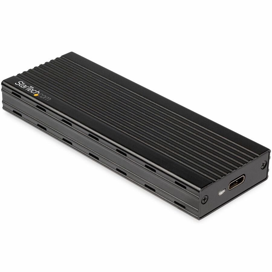 StarTech USB-C (10Gbps) to M.2 NVMe SSD Enclosure, Portable M.2 PCIe Aluminum Case, 1GB/s Read & Write, Mac & PC, TAA
