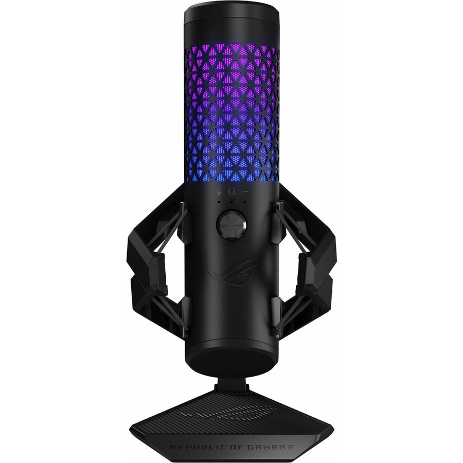 Asus ROG Carnyx Wired Condenser Microphone for Professional Audio, Gaming, Vocals, Voice, Recording, Live Streaming, Podcasting, Computer, Notebook - Black
