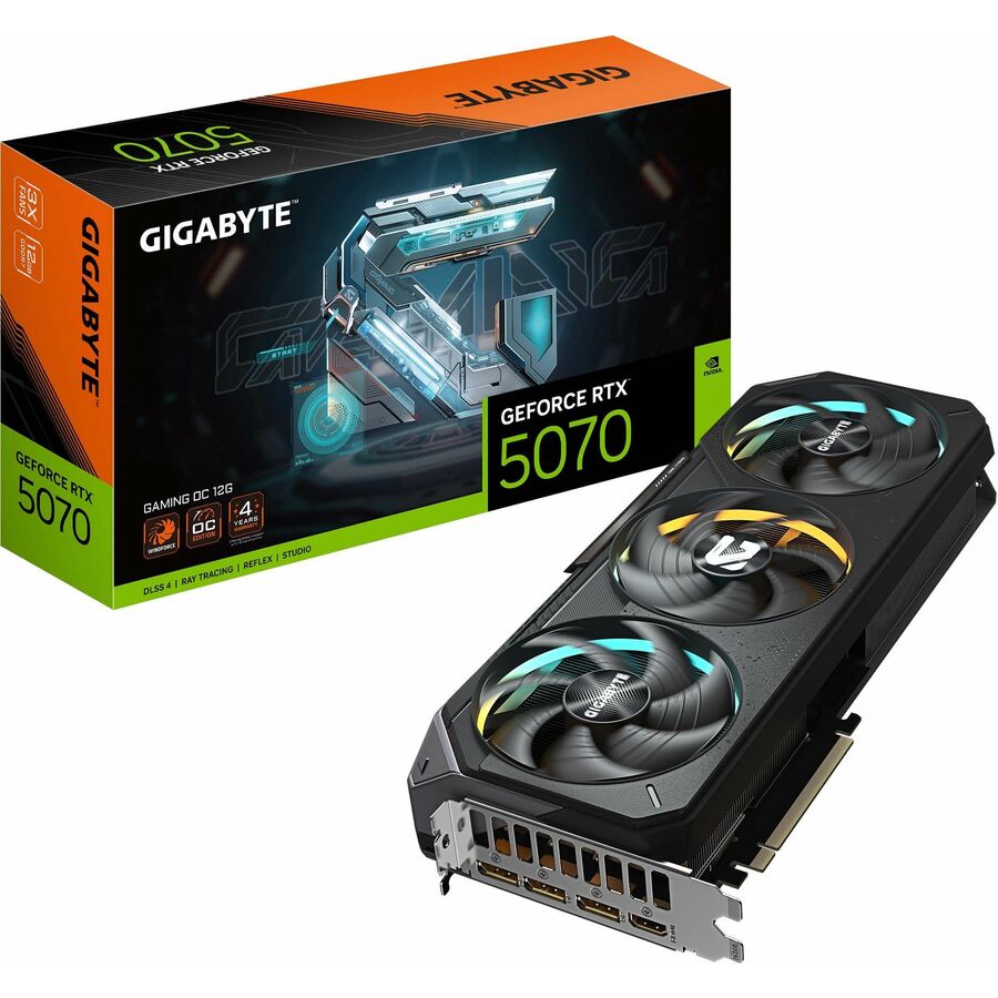 GIGABYTE NVIDIA GeForce RTX 5070 Graphic Card - 12 GB GDDR7