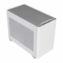 Cooler Master NR200 Mini-ITX PC Case, SFX PSU Support Only, No ATX PSU Support, Horizontal GPU Mount, 330mm GPU Clearance, 280mm Radiator Support, Up to 6X 120mm Fans, Compact ITX Chassis, White