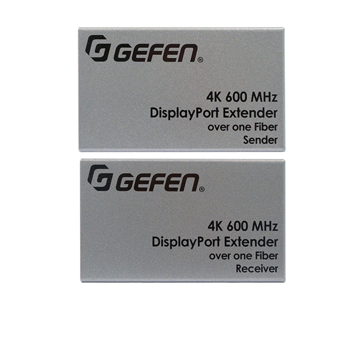 Gefen Ultra HD 600MHz DisplayPort 1.2 Extender over one SC-Terminated FiberOptic Cable
