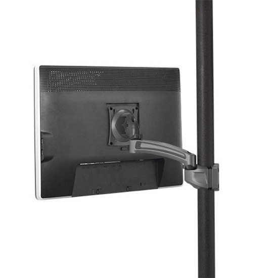 Chief Kontour Height-Adjustable Single Pole Display Monitor Arm - Black