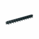 Middle Atlantic 1RU D-Ring Horizontal Rack Cable Manager with Micro-Clip