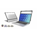 MAXCases Extreme Shell-FL Chromebook Case for Dell Pro Plus 13" Clamshell (Windows/PB 13250) (Grey)