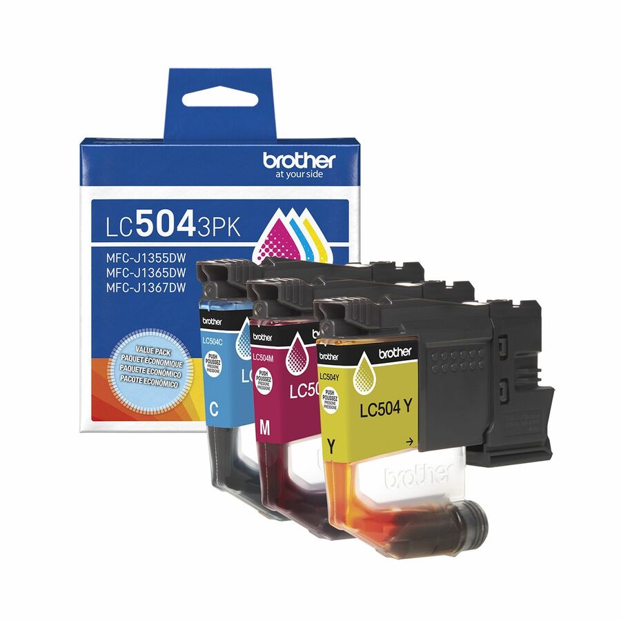 Brother Original Standard Yield Inkjet Ink Cartridge - Cyan, Magenta, Yellow - 1 Each